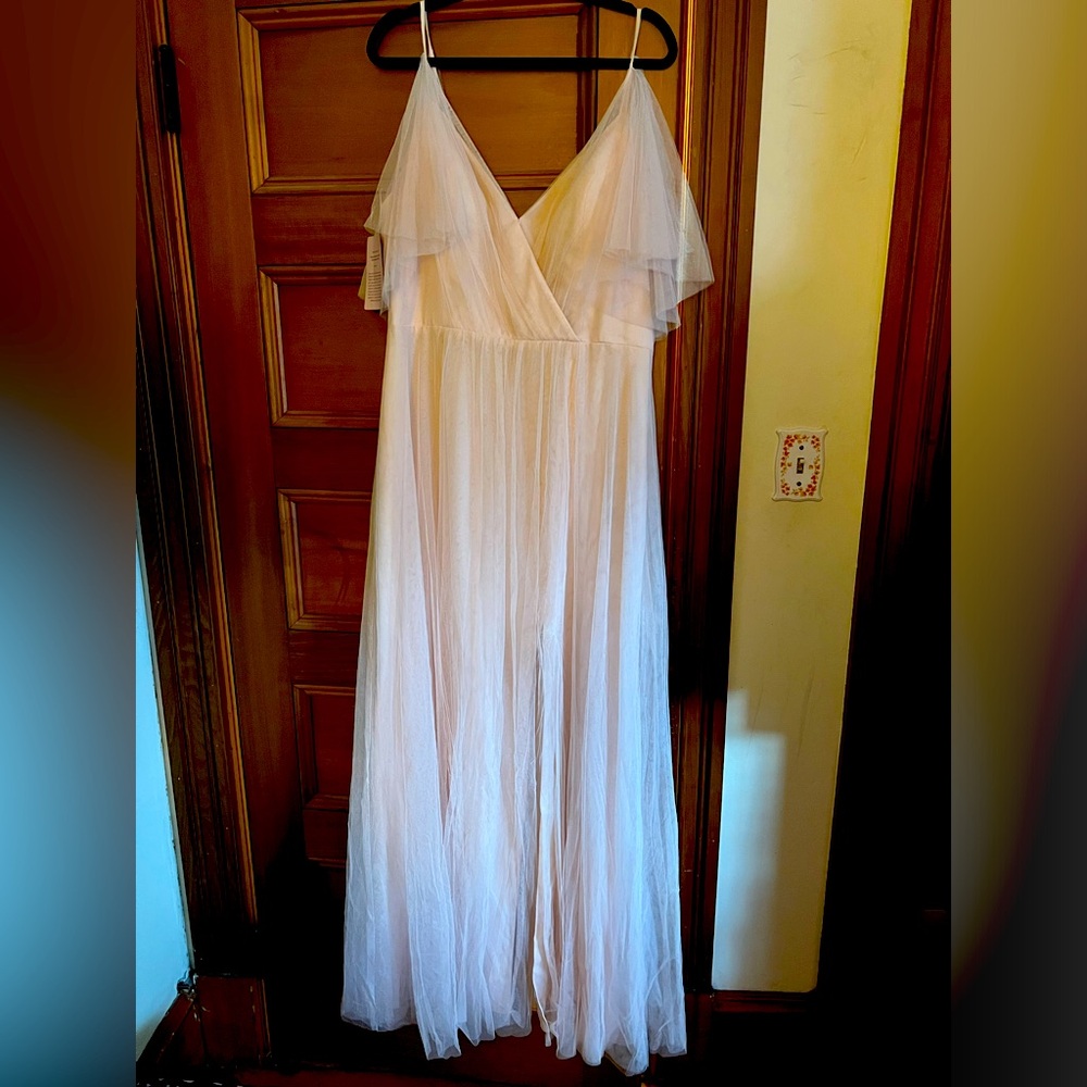 Jenny Yoo Bridesmaid dress- Aeryn Soft Blush